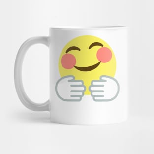 Hugging Emoji Face Mug